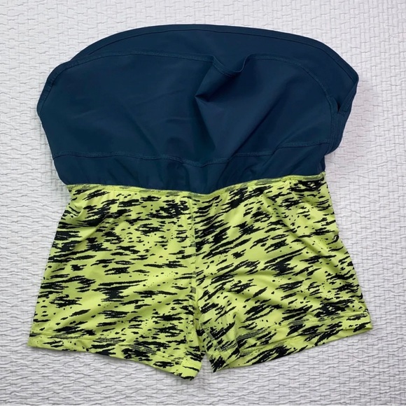 ADIDAS Climalite Teal & Lime Green Athletic Tennis Skort - Picture 3 of 6